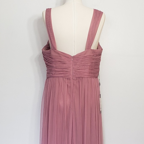 EVER PRETTY purple orchid pleated bridesmaid dress - Picture 6 of 14